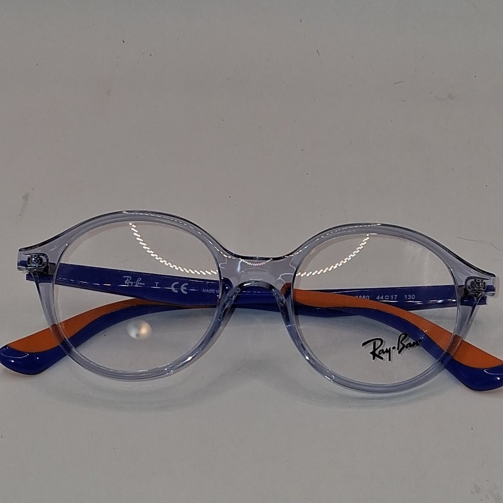 Ray-Ban RB 1606 Eyeglasses Round Frames 44-17-130 Purple Blue Orange